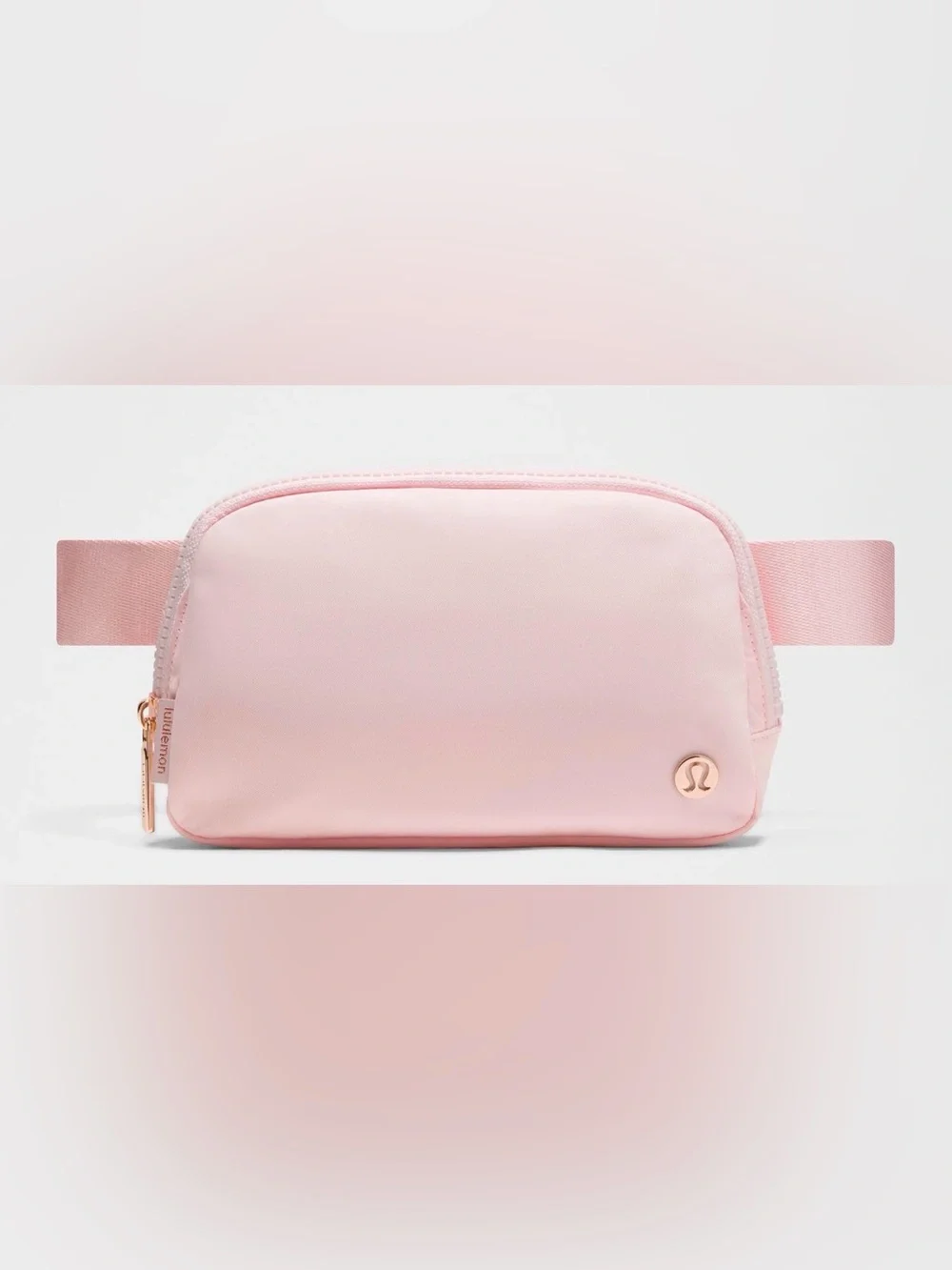 light pink lululemon bag Everywhere Wordmark Crossbody Belt 1L Side Pockets For Quick Access To Water Bottle And Small Items lululemon athletica Light Pink Belt